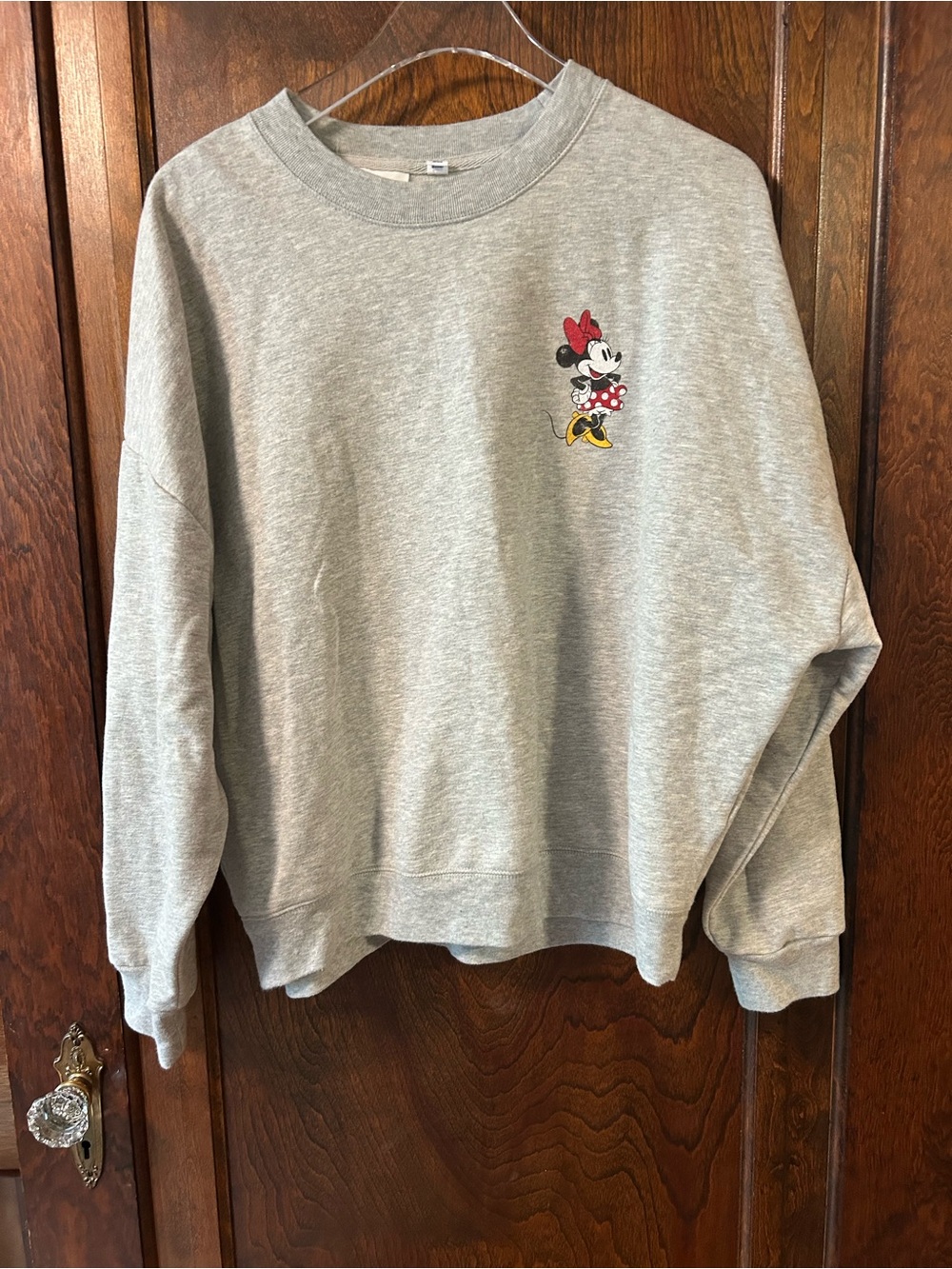 GAP Disney Heather Gray Crewneck Sweatshirt
